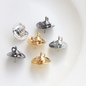 DIY witch hat jewelry accessories with cat ears and enamel detail in various colors