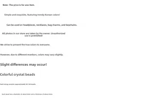 Detailed sizing specifications for 4mm faceted crystal beads for DIY jewelry making