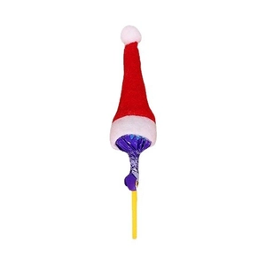 Mini cappelli di Babbo Natale rossi e bianchi per leccalecca e posate decorazione