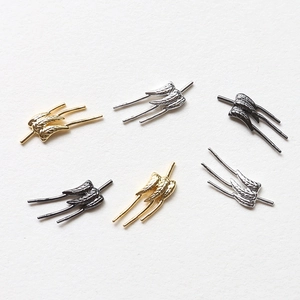 Charm's ailes en métal trois couleurs pour création de bijoux et accessoires DIY