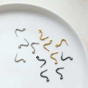 DIY cat ghost tail jewelry accessories in gold silver and gun-black plated finishes