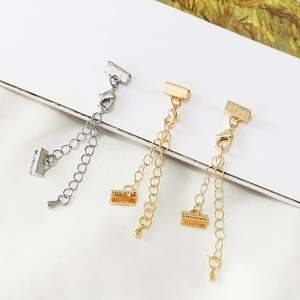 Alliage Fermoir Mousqueton Chaîne d'Extension Serre-Ruban Connecteur Pour Fabrication de Bijoux DIY Bracelet Collier Fait Main Composants Accessoire