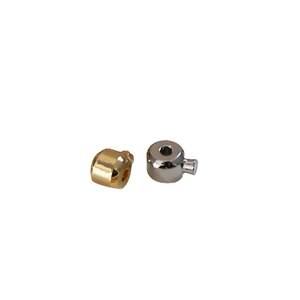 Perles à écraser plaquées or 18K et argent pour la fabrication et la finition de bracelets DIY