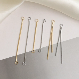 Connettori a catena serpente oro e argento per la creazione di gioielli fai da te