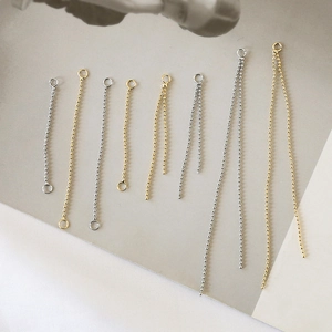 DIY Alloy Copper Bead Chain Tassel Pendants Gold Silver Plated Jewelry Making Connectors For Earrings Necklace Supplies