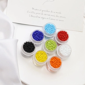 Small Glass Seed Beads For DIY Jewelry Making Opaque Colors Round Beads For Necklace Bracelet Crafting Accessories Jewelry