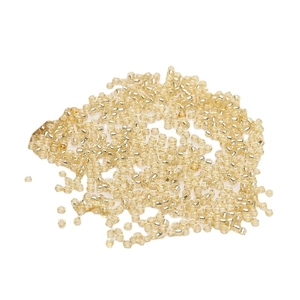 Champagne gold 2mm glass seed beads for DIY jewelry making and handmade necklaces