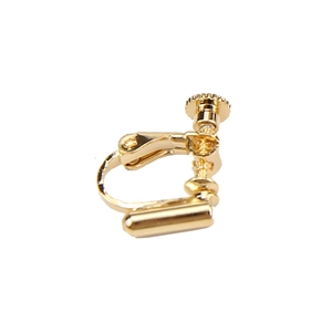Convertidor de pendientes de clip en espiral chapado en oro para joyería DIY sin agujeros