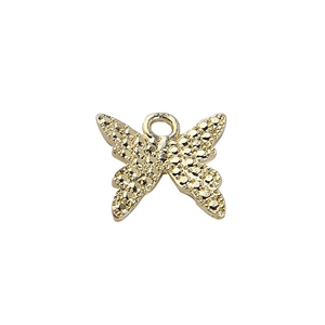 Exquisiter goldener Schmetterlingsanhänger mit glitzernden Flügeln für DIY-Schmuck