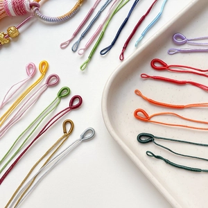 Handgefertigte gewebte Kordelringe in verschiedenen Farben für DIY-Schmuck und Bastelarbeiten