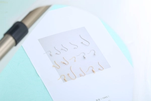 DIY jewelry hooks in gold and silver plating for handmade earrings accessories