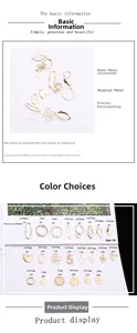 Detailed view of assorted gold plated metal charms for DIY jewelry and earrings