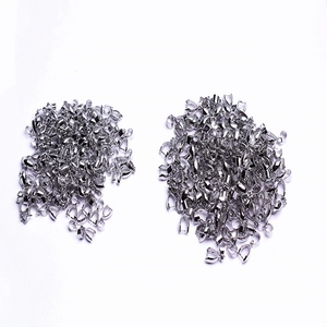 Anhänger-Schlaufen aus silbernem Metall in großen Mengen für DIY-Halsketten Design