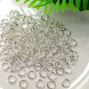 Anneaux de jonction en argent plaqué or 14k pour création de bijoux sur plateau