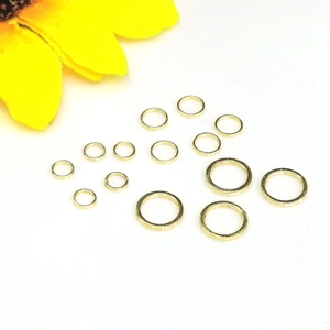 Koperen Bindringen Verguld Gesloten Ringen Voor DIY Sieraden Maken Ketting Armband Oorbellen Verbinding Handgemaakte Benodigdheden