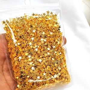 Perline distanziatrici a stella placcate oro 18K per la creazione di gioielli fai da te