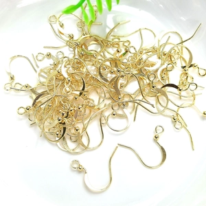 14K Gold gefüllte Ohrhaken mit Perlen und Schlaufen für DIY Schmuckherstellung Zubehör