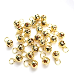 Pendentifs Cloche en Cuivre Plaqués Or 14K Breloques pour Création de Bijoux DIY pour Bracelet Collier Accessoires d'Artisanat