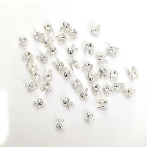 Copriperle in argento 14k gold-filled per la creazione di gioielli e collane fai-da-te