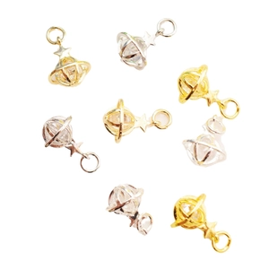 14K vergulde planeet hangers met zirkonia voor DIY sieraden maken accessoires