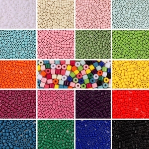 Colorful Acrylic Barrel Beads Cylindrical Spacer Beads For DIY Jewelry Making Bracelet Necklace Handmade Craft Supplies