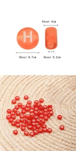 Detailed macro view of 4x7mm acrylic alphabet beads for DIY bracelets and crafts