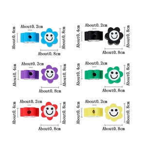 Guide des tailles pour perles tournesol en argile de 8mm avec trou de 2mm pour bijoux