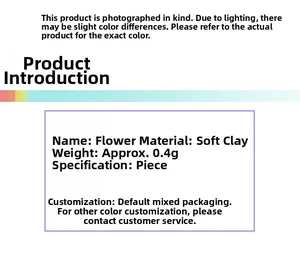 Spécifications détaillées des perles fleurs en pâte polymère pour la création de bijoux