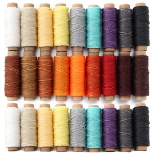 Polyester Flach Wachsfaden Für Leder Handnähen DIY Schmuckherstellung Geflochtene Schnur Handwerk Bastelzubehör Für Handarbeit