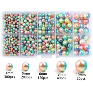 Tabella dettagliata della scatola a 10 scomparti con perle ABS sfumate in 5 dimensioni