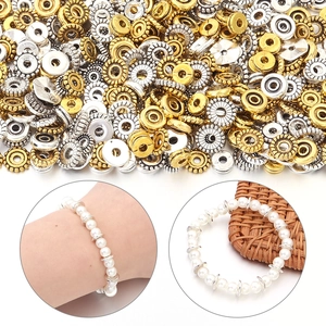 Retro legering afstandskralen in goud en zilver voor doe-het-zelf sieraden maken