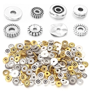 Vintage Legering Metalen Afstandsperlen Madeliefje Bloem Tandwiel Golf Stijl DIY Sieraden Maken Voor Armband Ketting