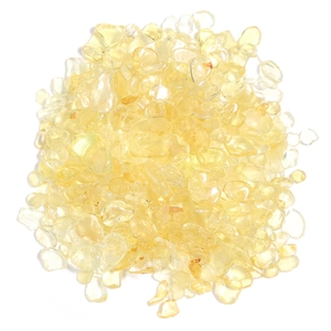 Polierte natürliche Citrin-Quarz-Kristallchips für DIY-Deko und Aquarien-Landschaften