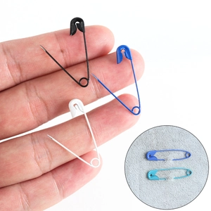 Colorful matte coated iron safety pins in gourd shape for DIY jewelry and sewing crafts