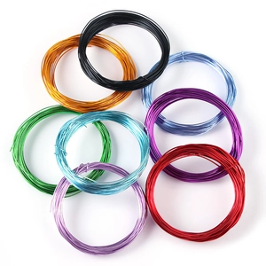 Ten-meter colorful aluminum jewelry wire rolls for DIY handmade accessory and crafts