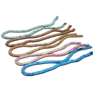 Detailed view of arrow-shaped hematite spacer beads for DIY jewelry making in four colors