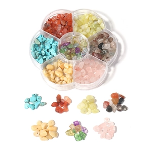 Perline di Pietra Naturale Agata Cristallo Quarzo Lucidato Organizzatore a Forma di Prugna Per Accessori Gioielli DIY