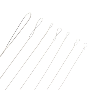 Set of 7 flexible stainless steel beading needles for DIY jewelry making and threading