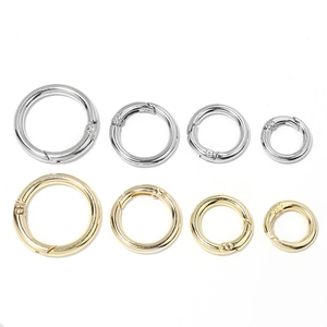 Gold- und Silberlegierung Federringe in mehreren Größen für Taschen und DIY-Schmuck