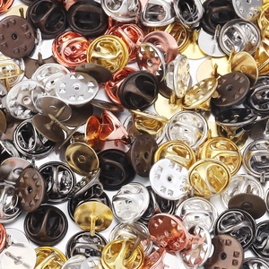Chiusure a farfalla da 11mm in varie finiture metalliche per gioielli fai-da-te