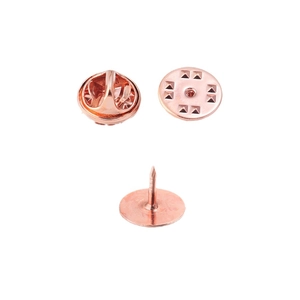 Set di chiusure a farfalla da 11 mm in oro rosa per accessori gioielli fai-da-te