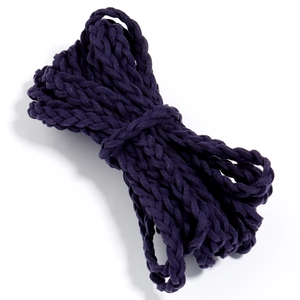 Deep purple 6mm braided faux suede cord for DIY handmade jewelry and accessory making