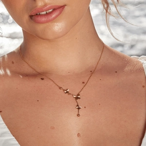 Butterfly Pendant Necklace 18K Gold Plated 304 Stainless Steel Waterproof Hypoallergenic Elegant Daily Accessories For Women