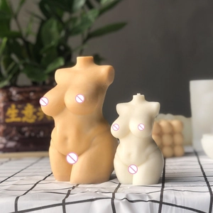 Female Body Torso Silicone Mold For Candle Making DIY Plaster Craft Resin Art Goddess Shape Soap Mold Home Decor Gift