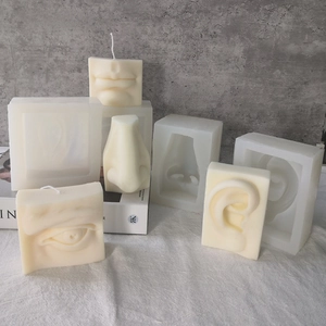 DIY 3D Gesichtszüge Silikonform Für Augen Nase Mund Ohren Handgemachte Kerze Seife Harz Gips Skulptur Kunst Handwerk Werkzeug