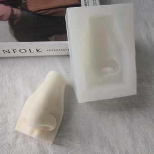 Detaillierte Nasenform aus Silikon für DIY Kerzen und Aromatherapie-Seifen