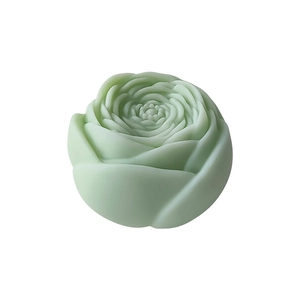 3D rose flower silicone mold for aromatherapy candles, soaps, and cake baking
