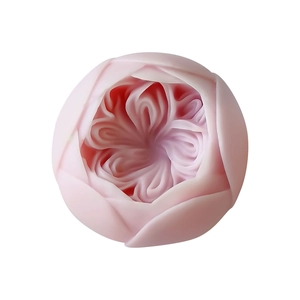 3D blooming Austin rose silicone mold for DIY flower scented candles and handmade soap