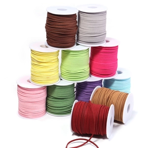 Suède Koord Fluwelen Lint Voor Sieraden Maken Armband Ketting DIY Cadeauverpakking Handweven Koord Accessoires