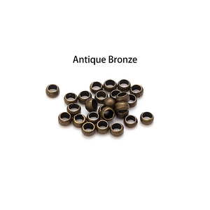 Cuentas espaciadoras de bronce antiguo para la creación de joyas y pulseras DIY